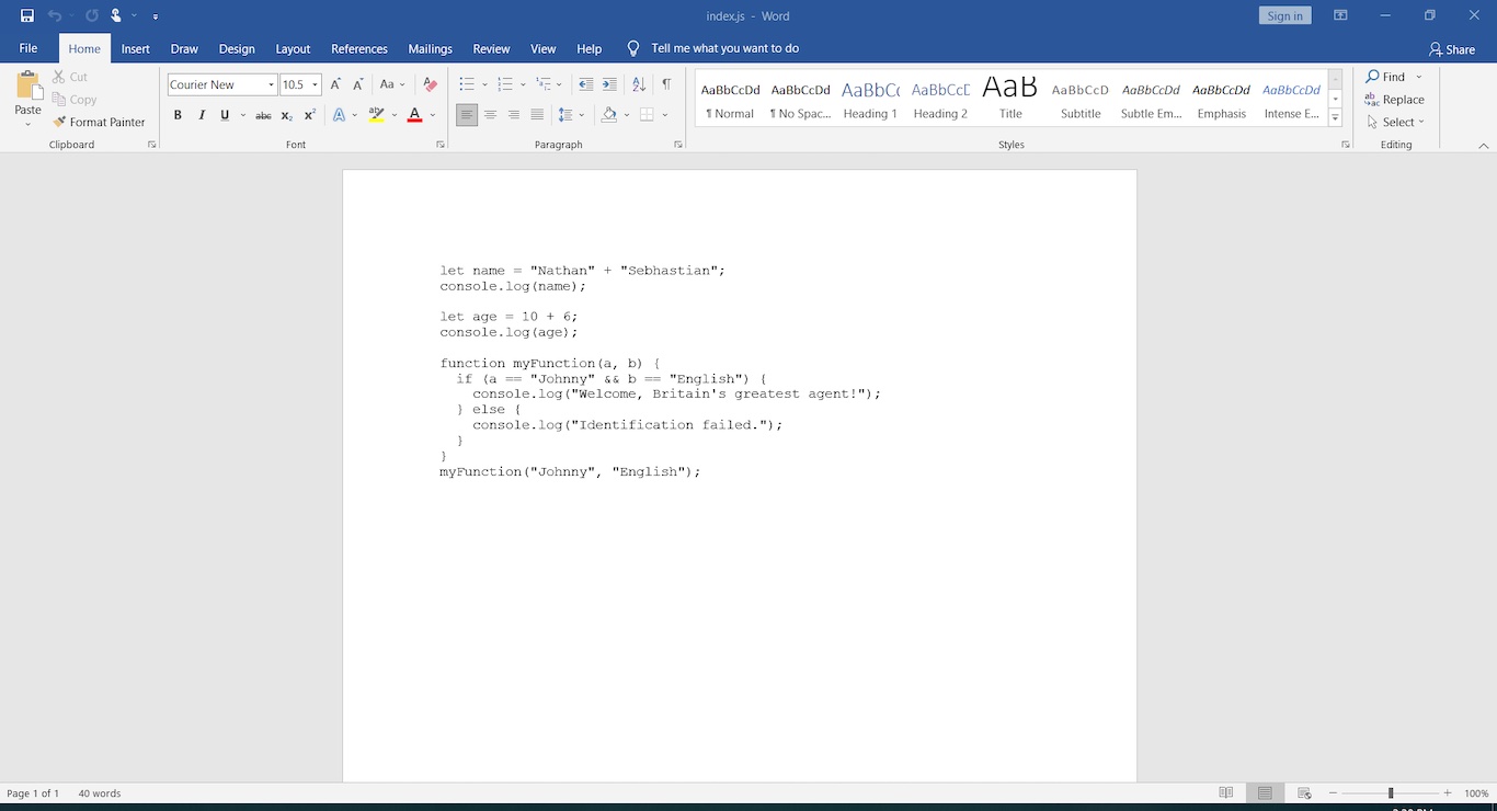 How to open JavaScript files without running it sebhastian