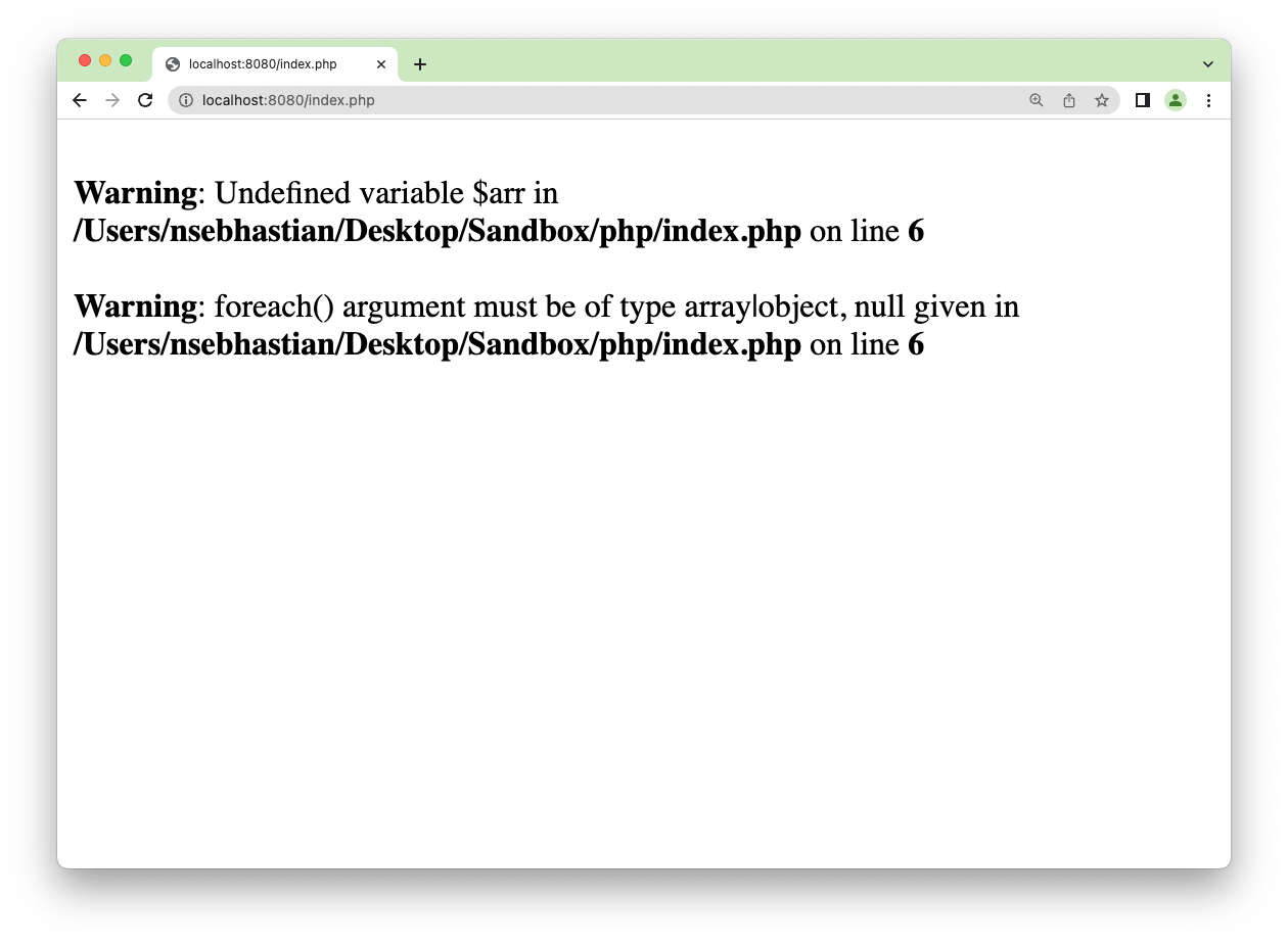 PHP show errors in the browser sebhastian