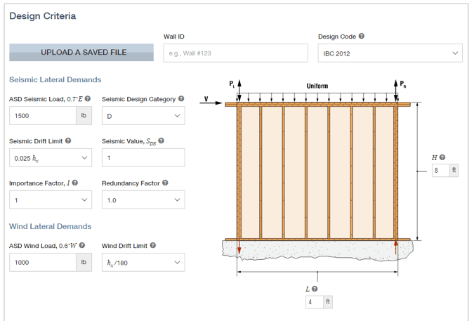 Introduction to the SiteBuilt Shearwall Designer Web Application