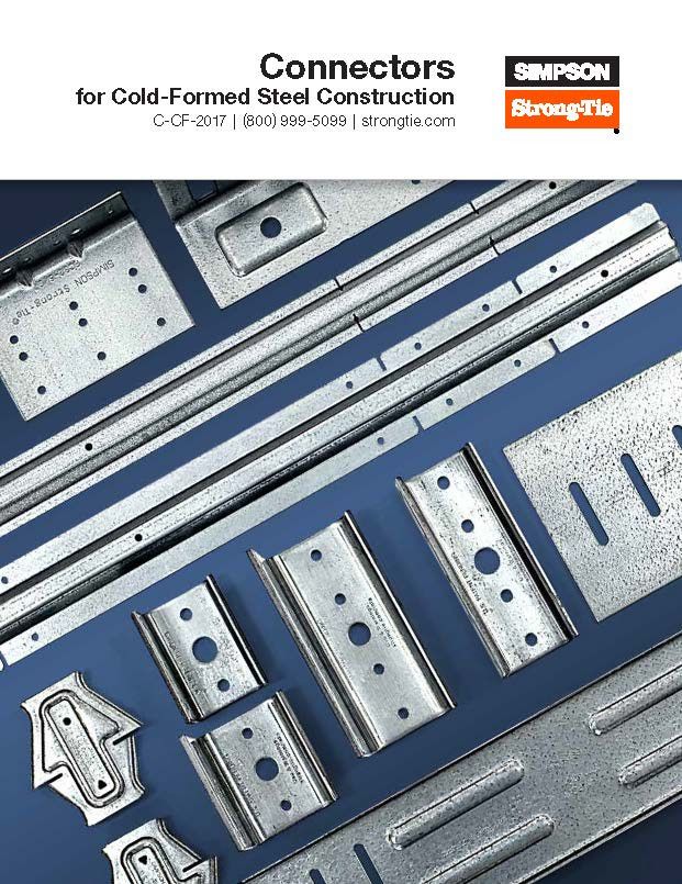 Simpson StrongTie Connectors Guide For ColdFormed Steel, 44 OFF