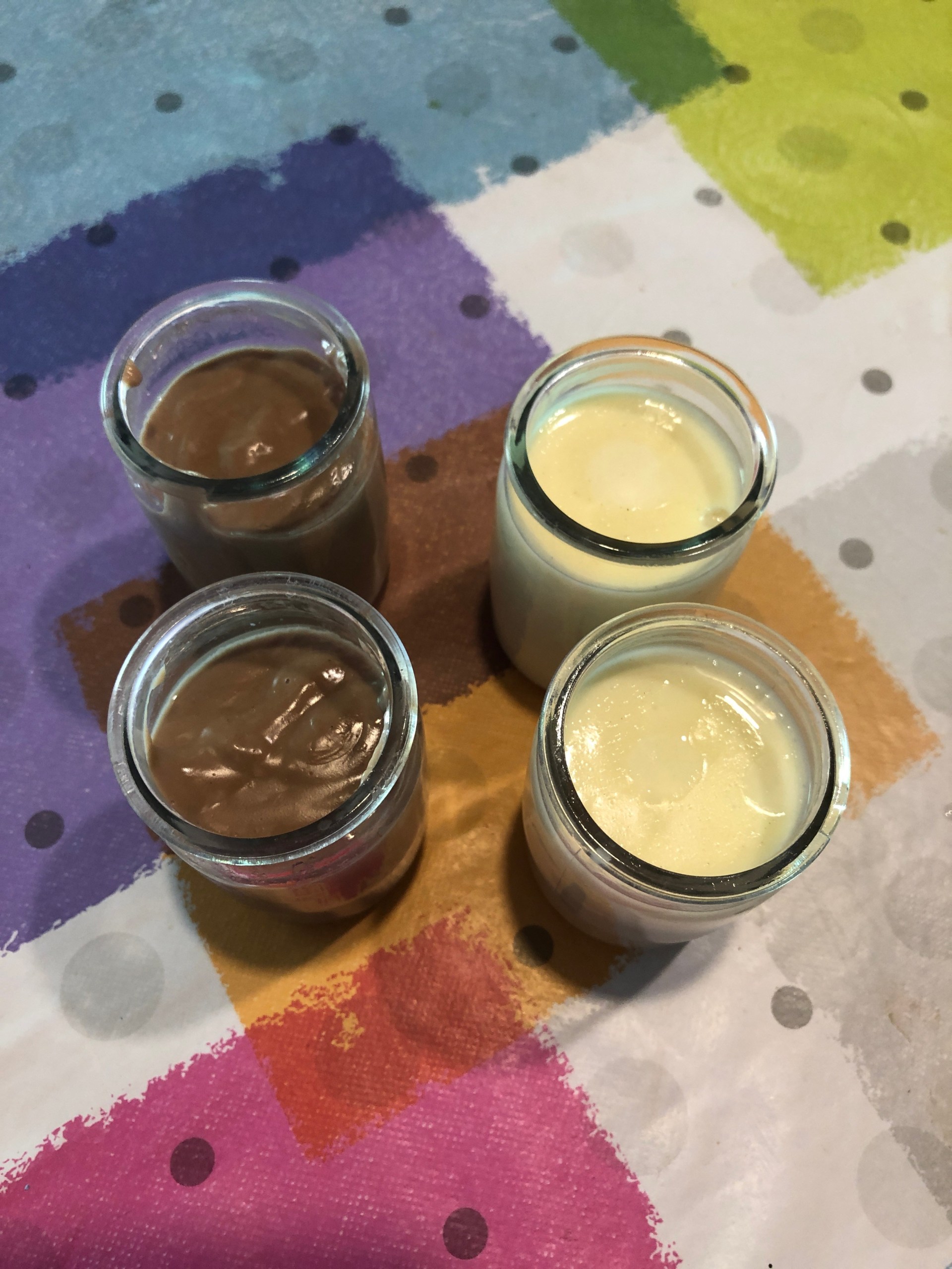 Crème aux œufs à la vanille