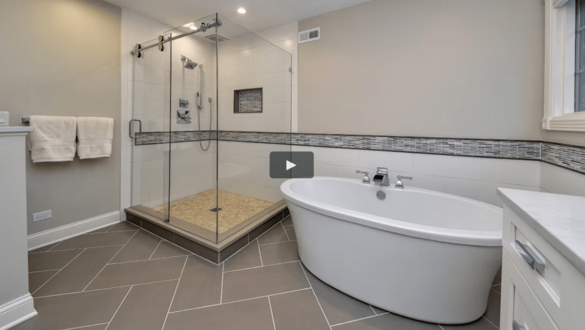 Greg and Julie???s Hinsdale Master Bathroom Remodel Video Sebring