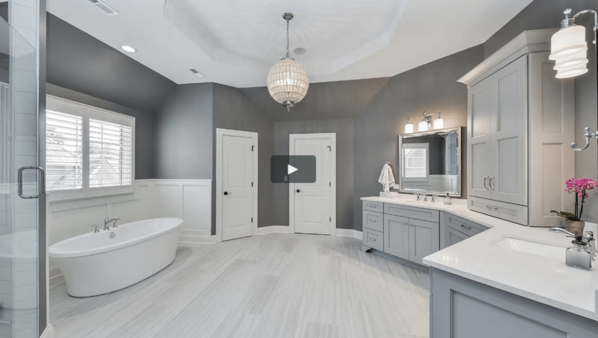 Rob and Michelle’s Naperville Master Bathroom Remodel Video Sebring Design Build