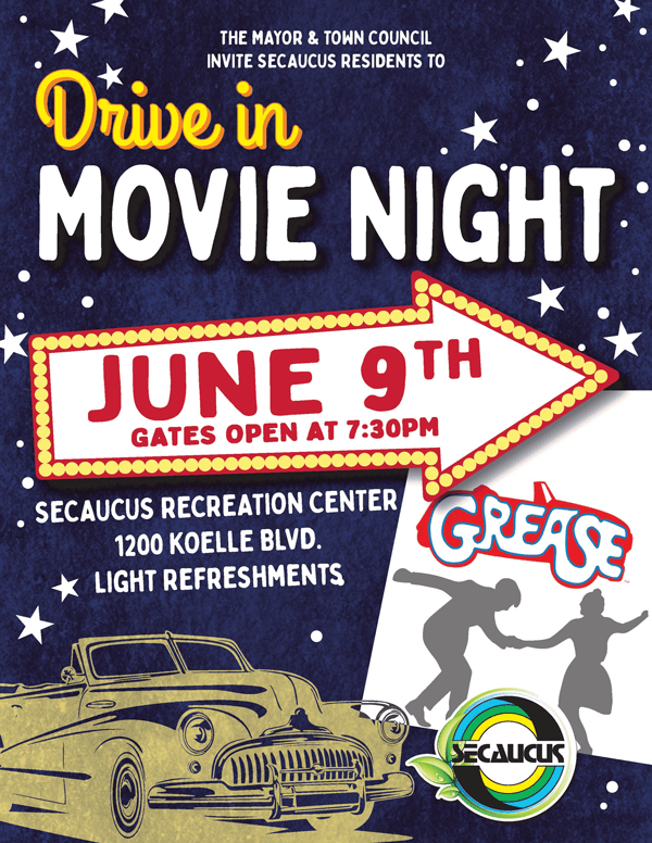Town of Secaucus Drive In Movie Night