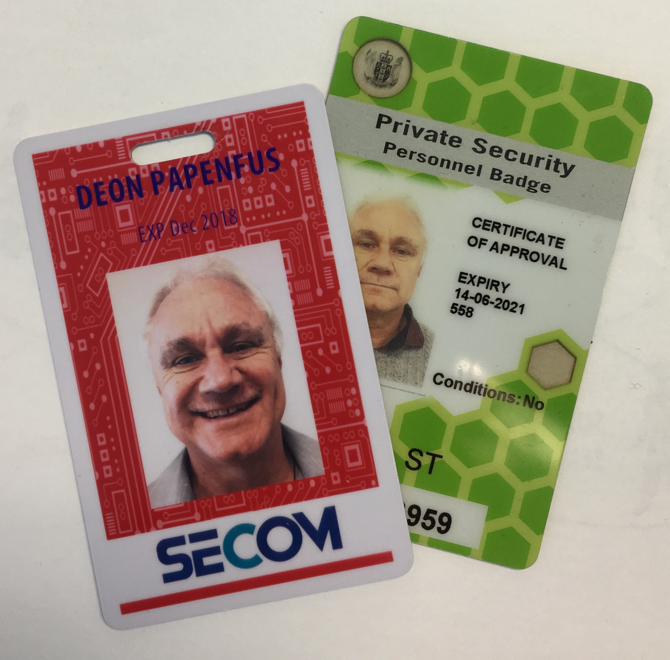 ID Cards Example New Zealand