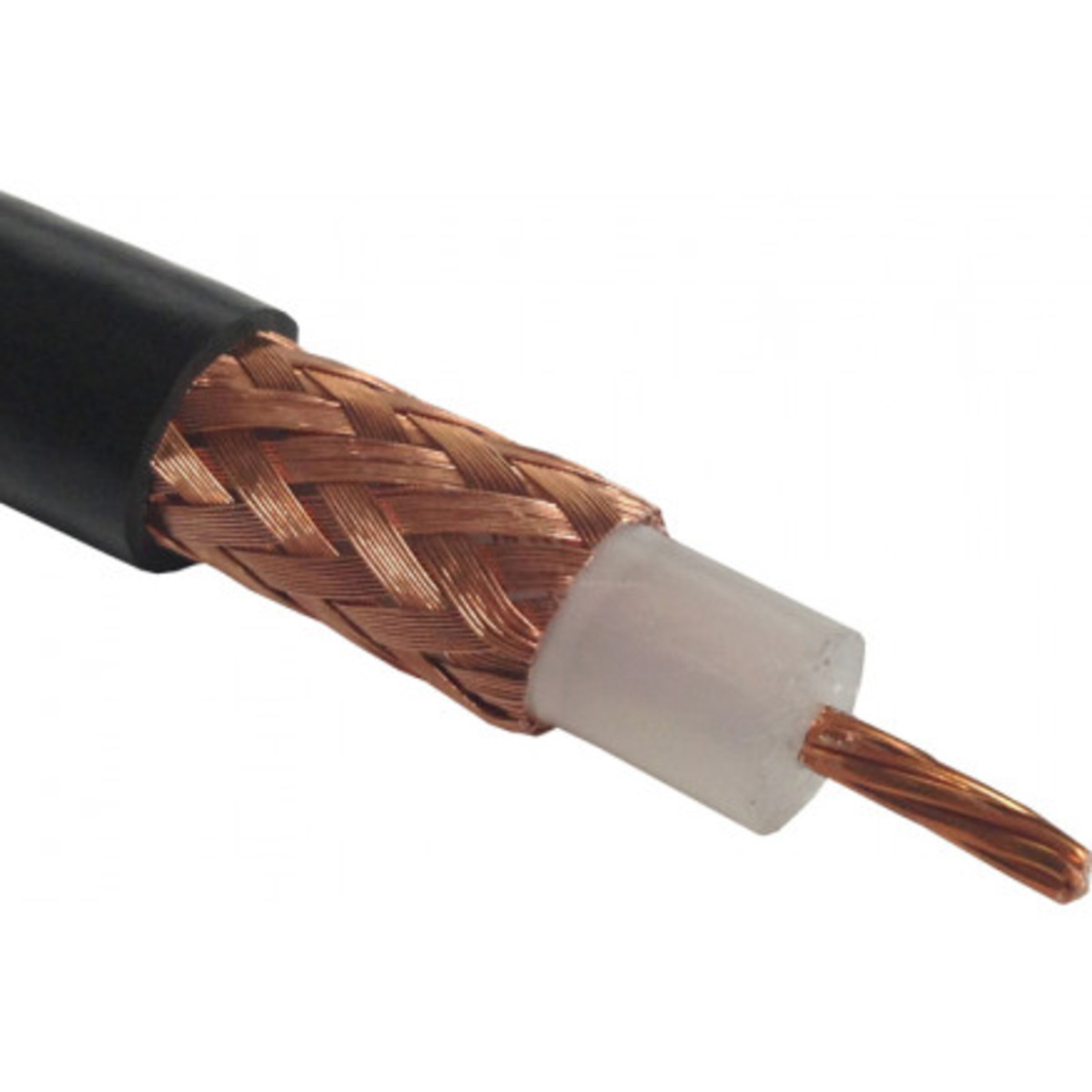 RFI RG213 10mm 50 Ohm Coax Cable; PVC Jacket Per Meter South