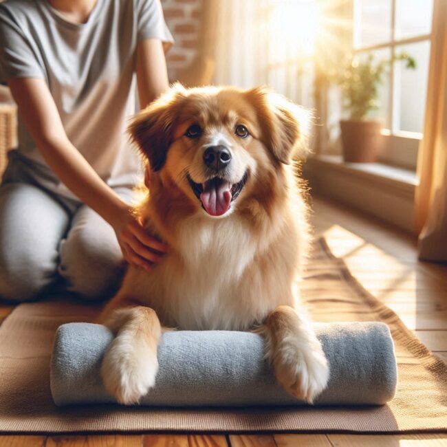 犬のマッサージとリラクゼーション法