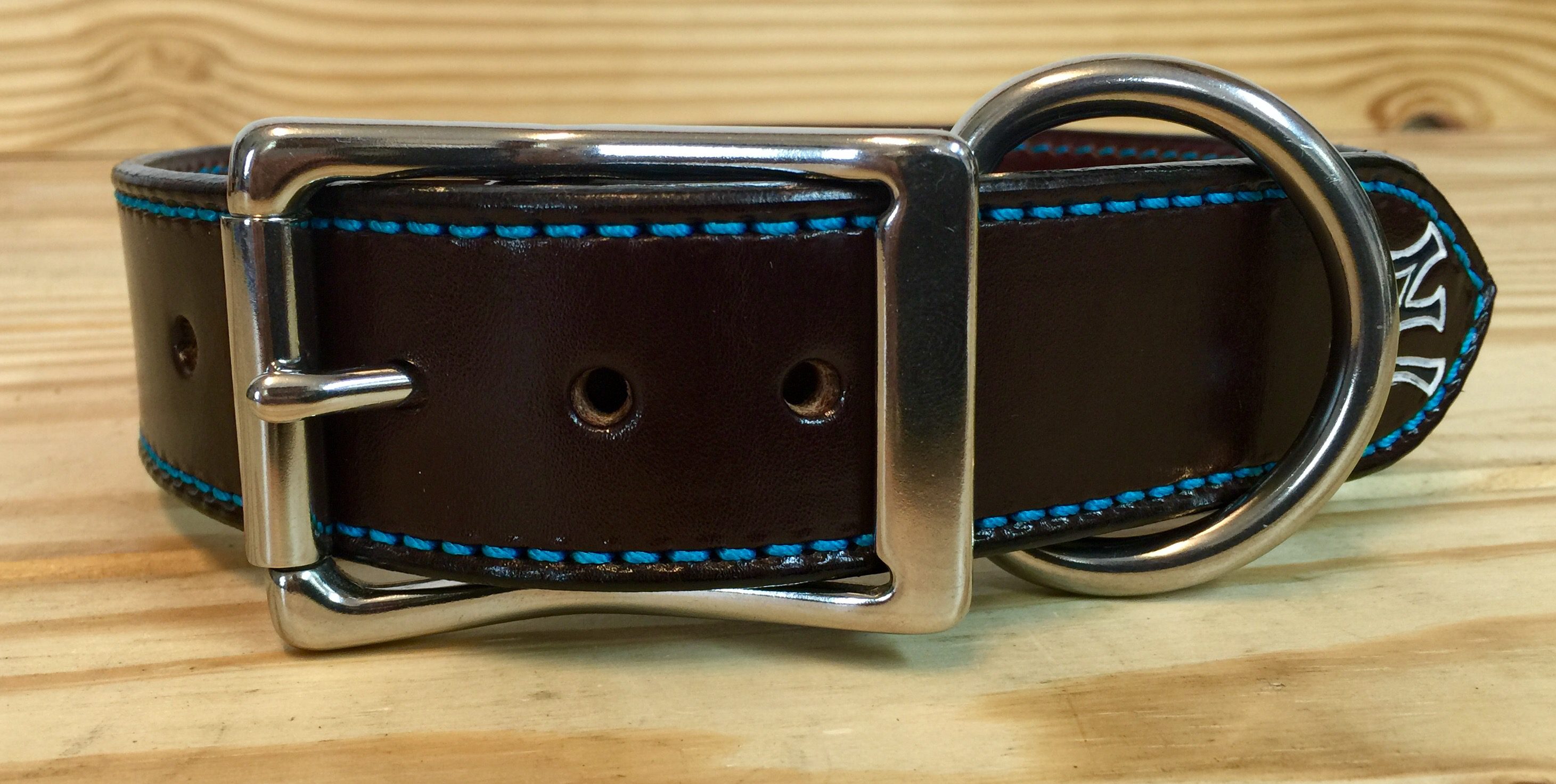Dog Collar w/ Leather Lining Second Alarm Custom Leather