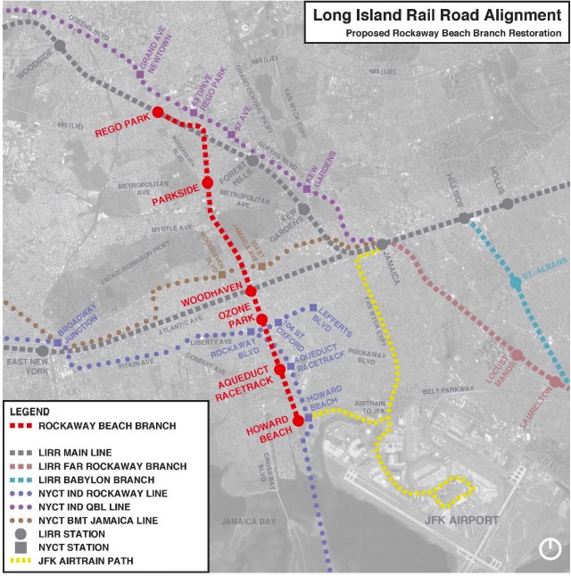 Longawaited Rockaway Beach Branch study reveals subway, LIRR options