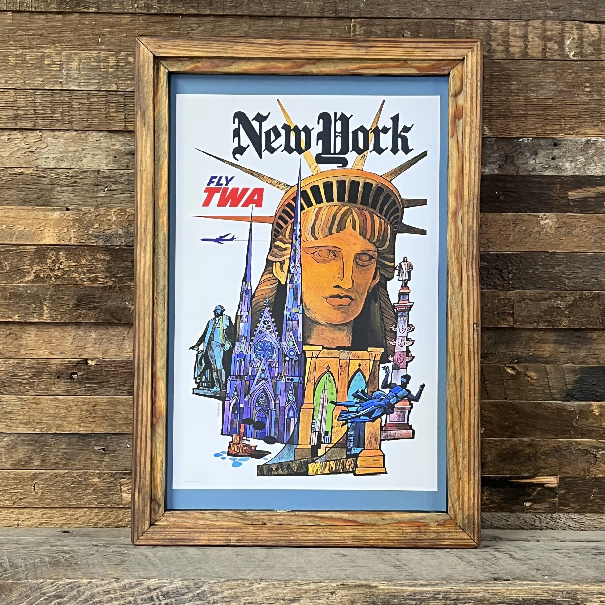 Framed Vintage Travel Posters
