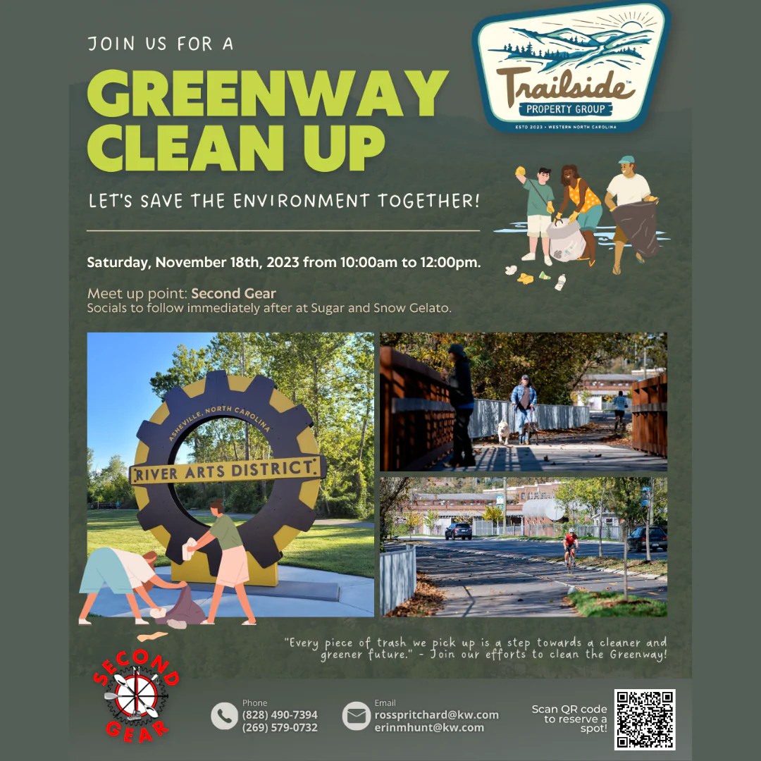 RAD Greenway Clean Up Second Gear WNC