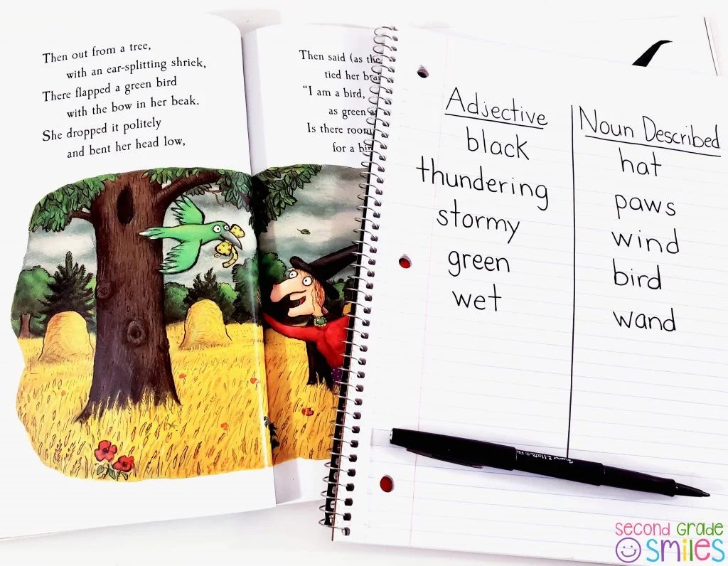 Fun Ideas for Teaching Adjectives in October Second Grade Smiles