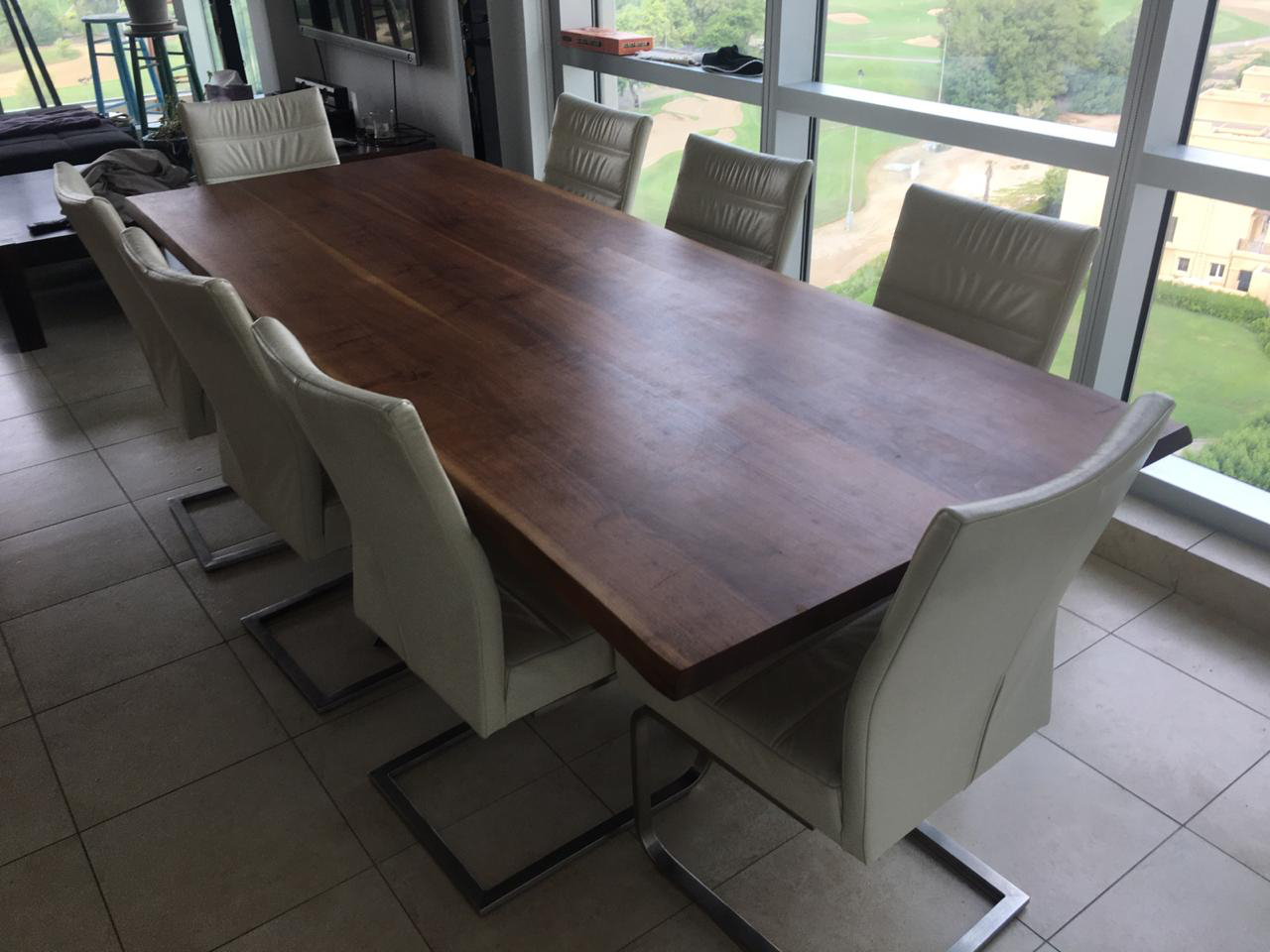 Superb Jarrah timber dining setting