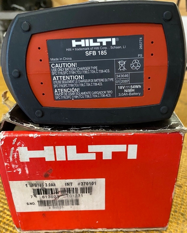 New Hilti battery | The 2nd Hand Shop