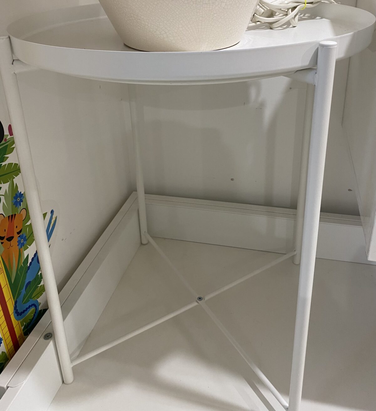 White metal Coffee Table The 2nd Hand Shop