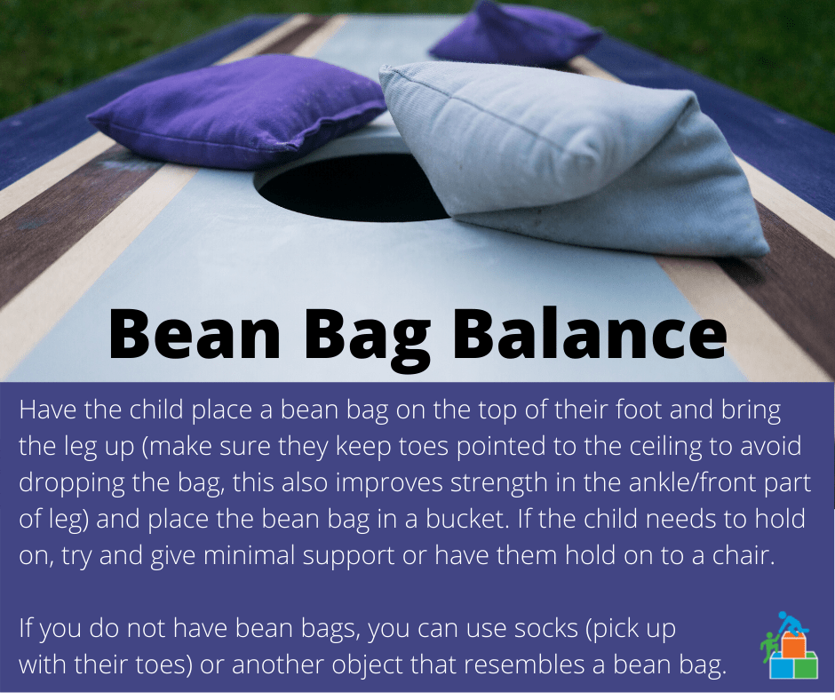 Bean Bag Balance Second Mile Therapy