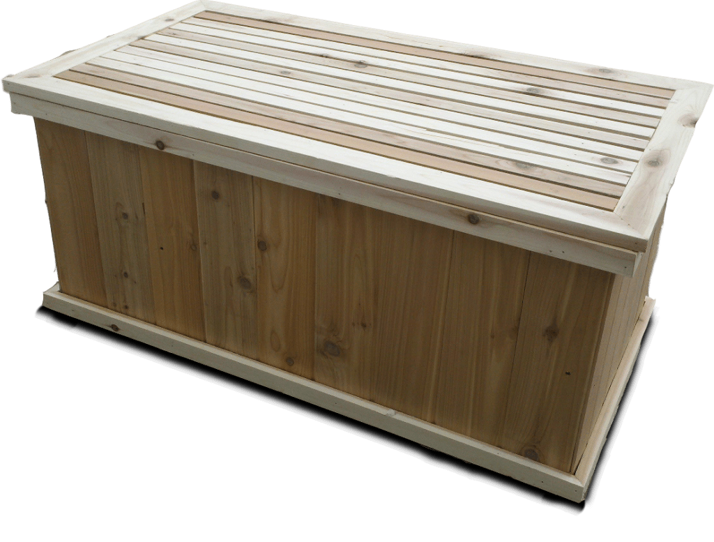 Cedar Rain Bench update Second Rain Integrated Rainwater Collection