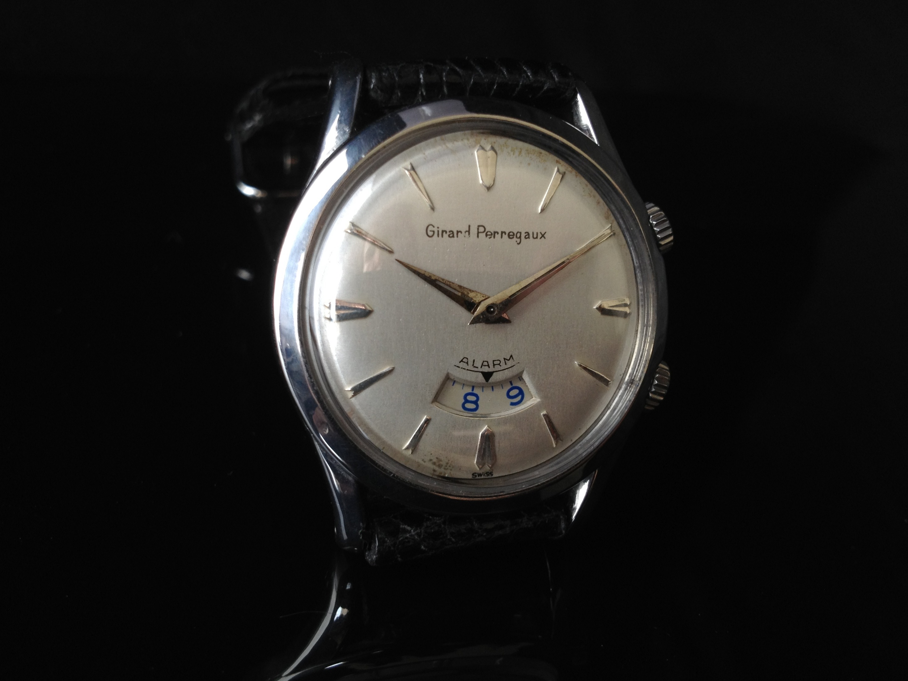 Second Time Ticking GirardPerregaux GP Mechanical Wrist Alarm