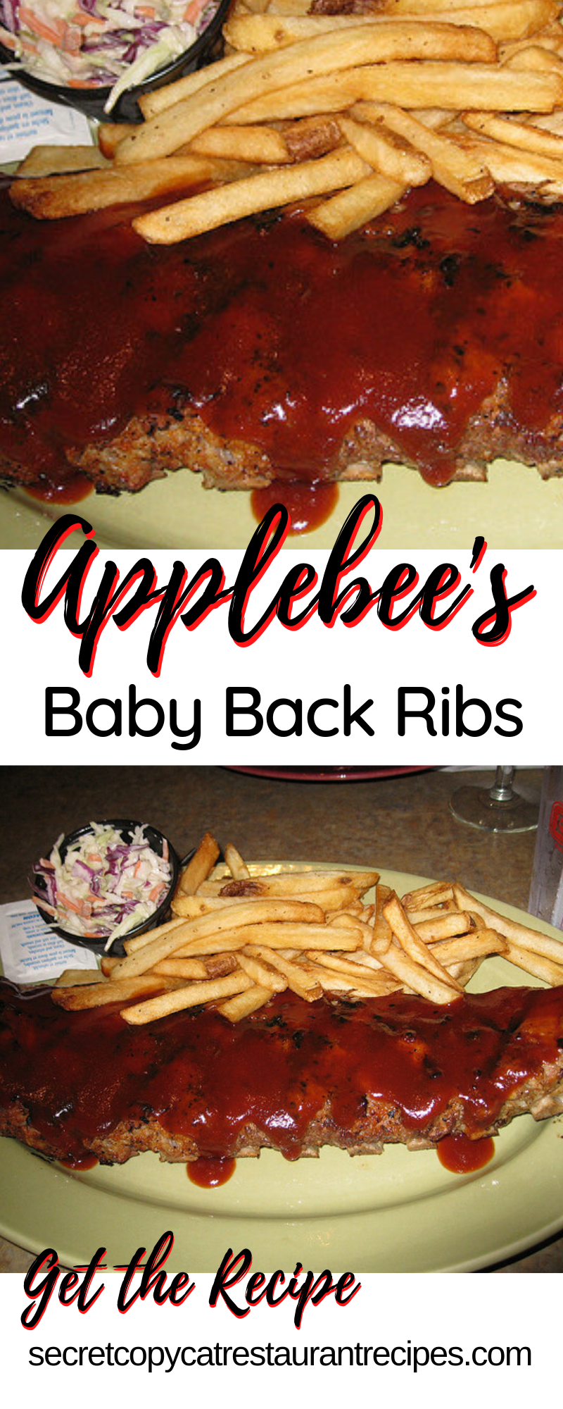 Applebee's Baby Back Ribs Secret Recipe
