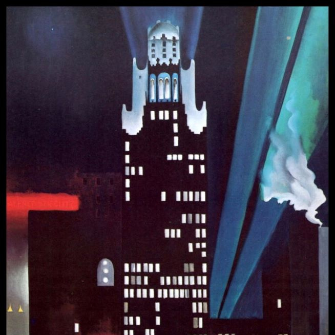 Radiator Building, Night, New York (1927)by O'Keeffe SECRET