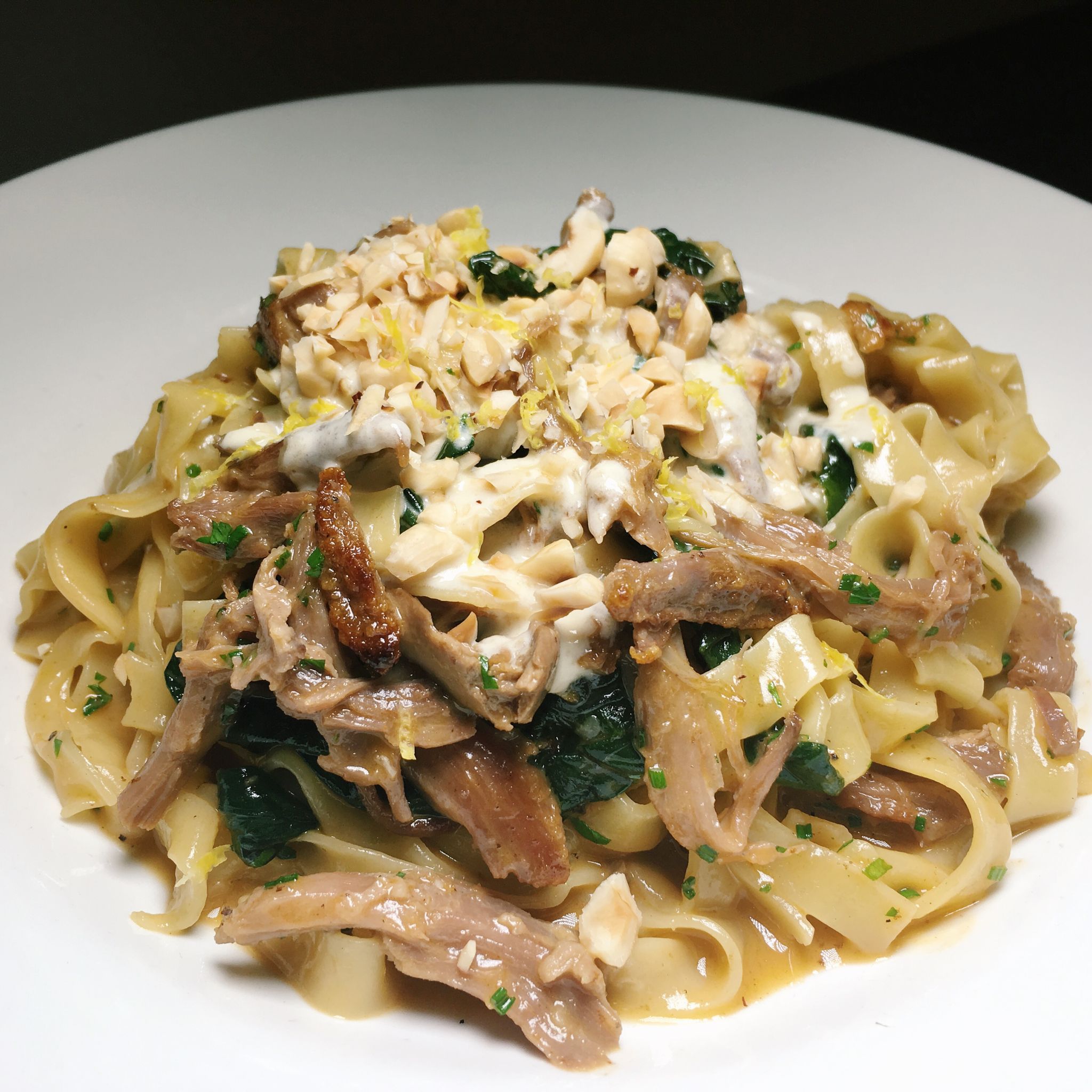 Duck Confit Pasta South Union Park Secret Life of Fatbacks.