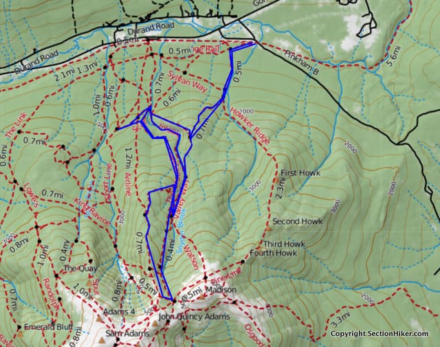 mt madison NH Presi Hiking Conditions