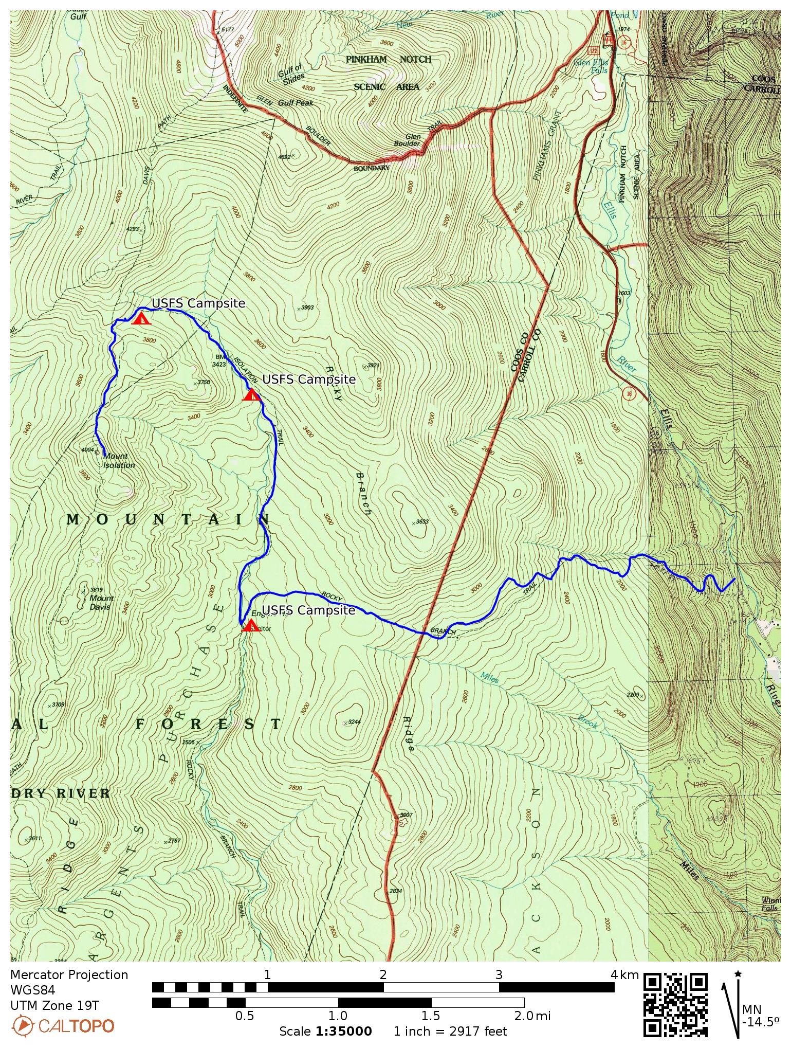 Backpacking the Rocky Branch Ramble