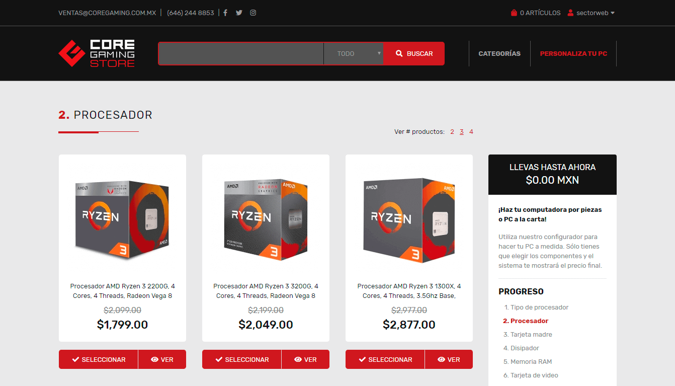 Core Gaming Sector Web