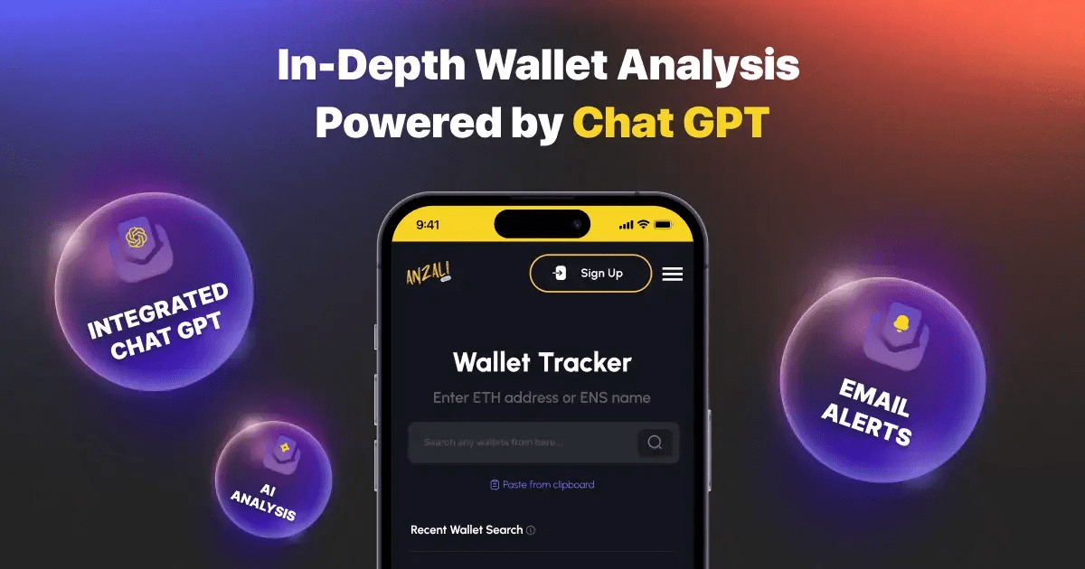 The Most Advanced 3 and NFT Wallet Tracker ANZALI