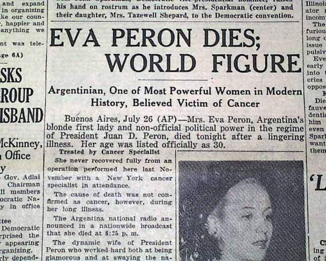 The 20-year odyssey of Eva Peron's body BBC News