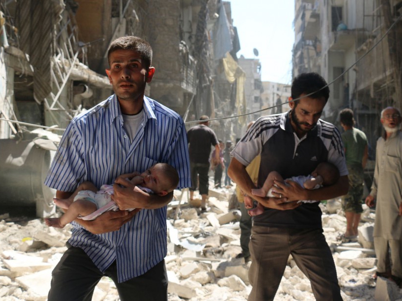 PHOTOS. "Tous sont traumatisés" les enfants d'Alep dans la guerre