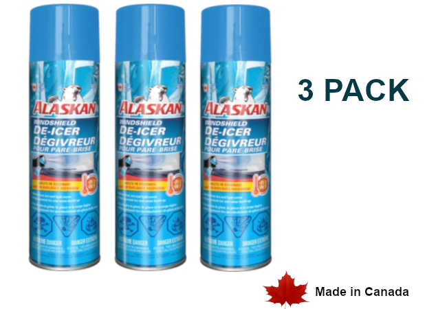 Alaskan Windshield DeIcer 455 Gram Can (3 PACK) eBay