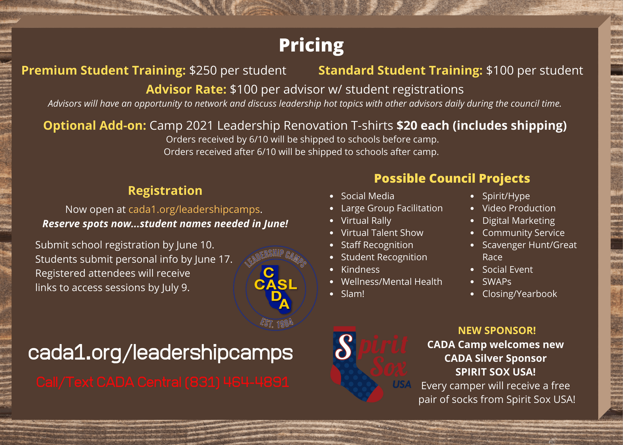 Summer Leadership Camps