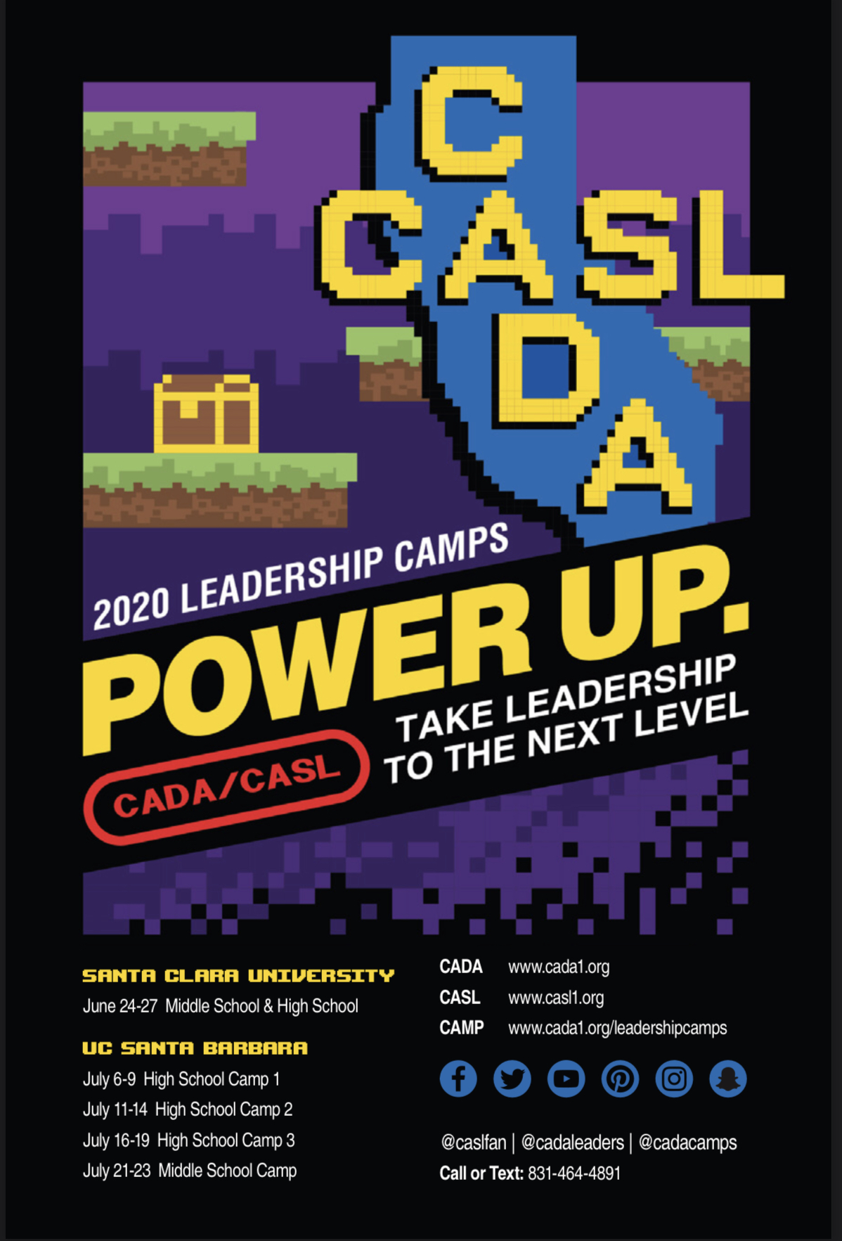 Summer Leadership Camps CADA