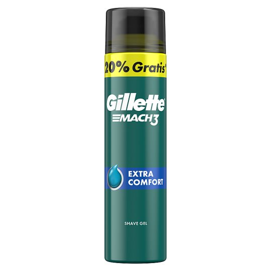 Gillette Mach3 Extra Comfort Men's Shaving Gel 240ml Tesco Online