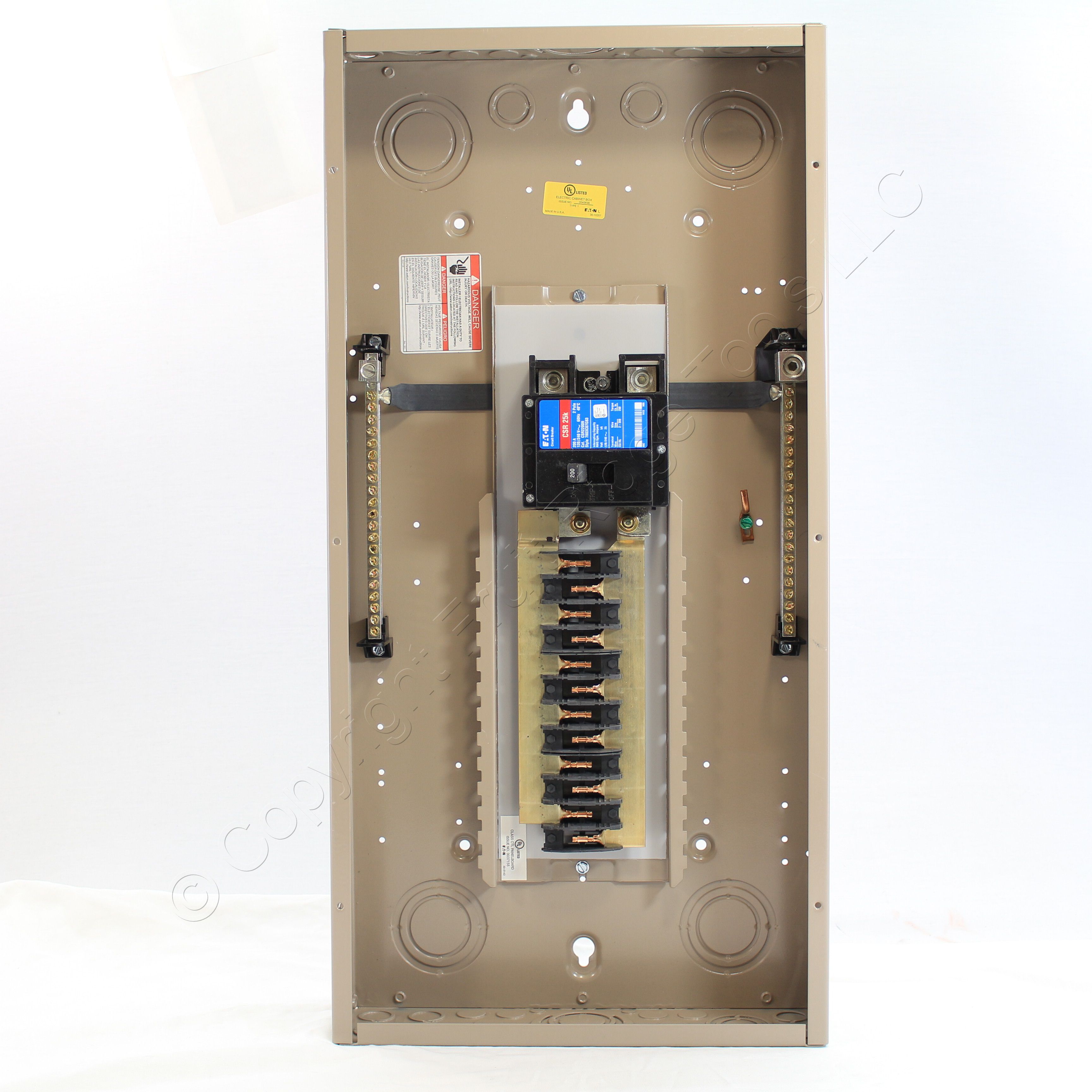 Eaton CH24B200E Type CH 200A 24Space Main Breaker Panel w/COPPER Bus w