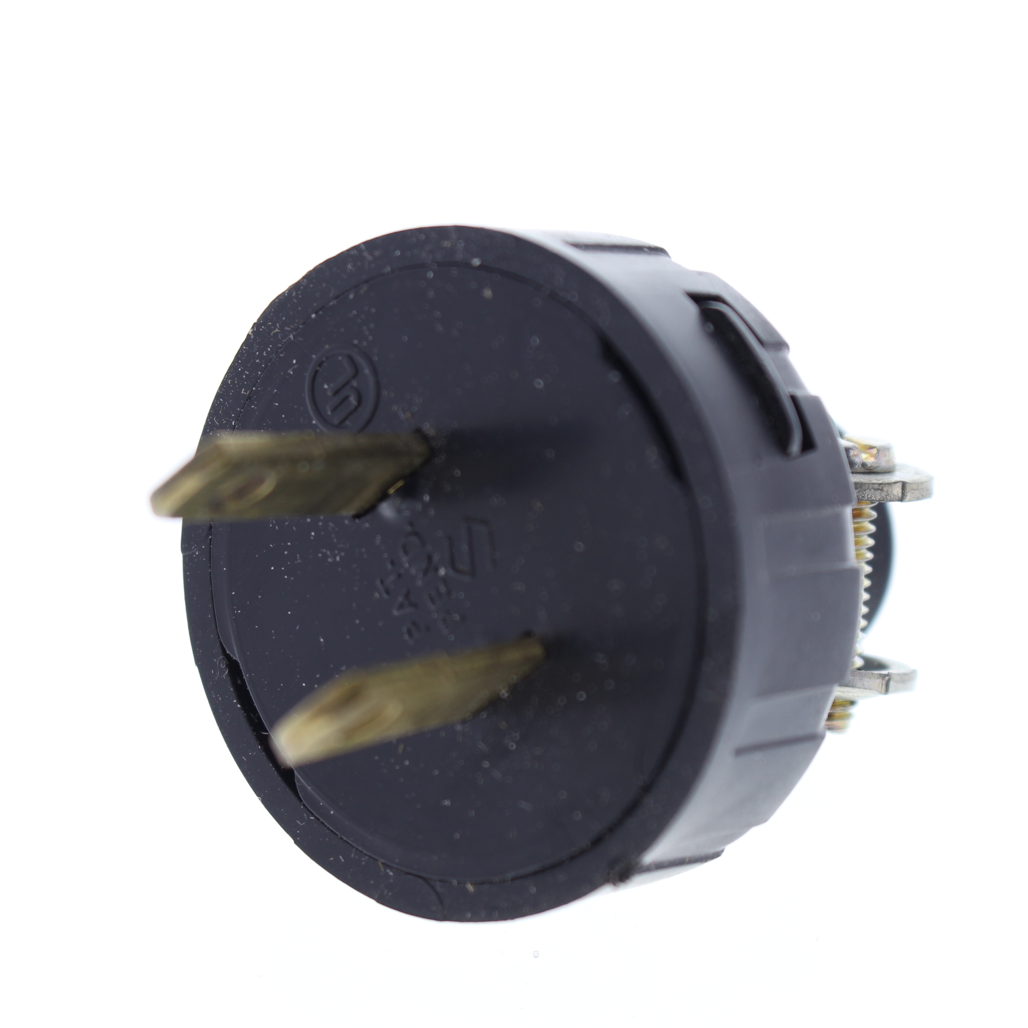 5 New Straight Blade Vinyl Male Plugs Cord Clamp NonPolarized Non