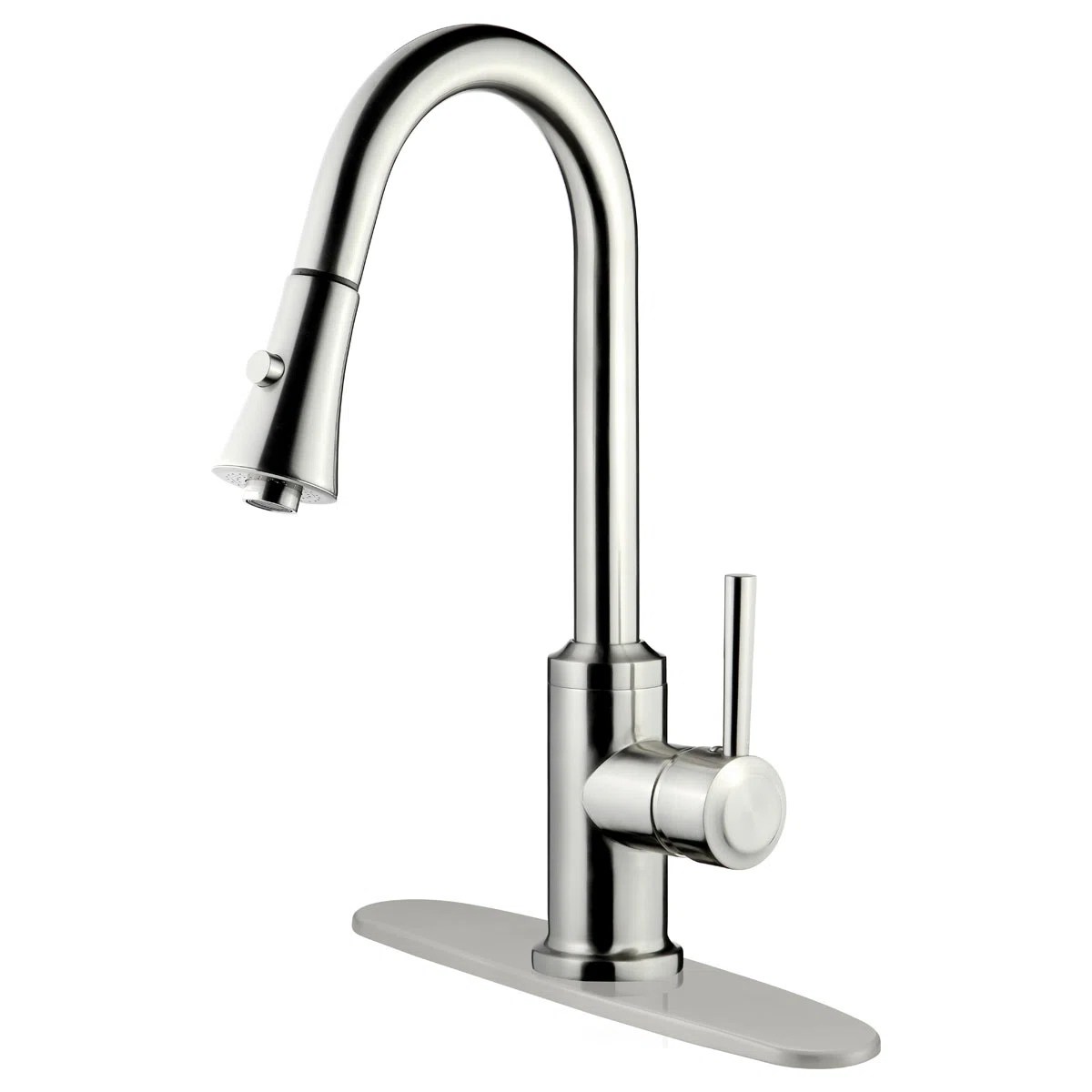LessCare Single Handle PullDown Kitchen Faucet & Reviews Wayfair