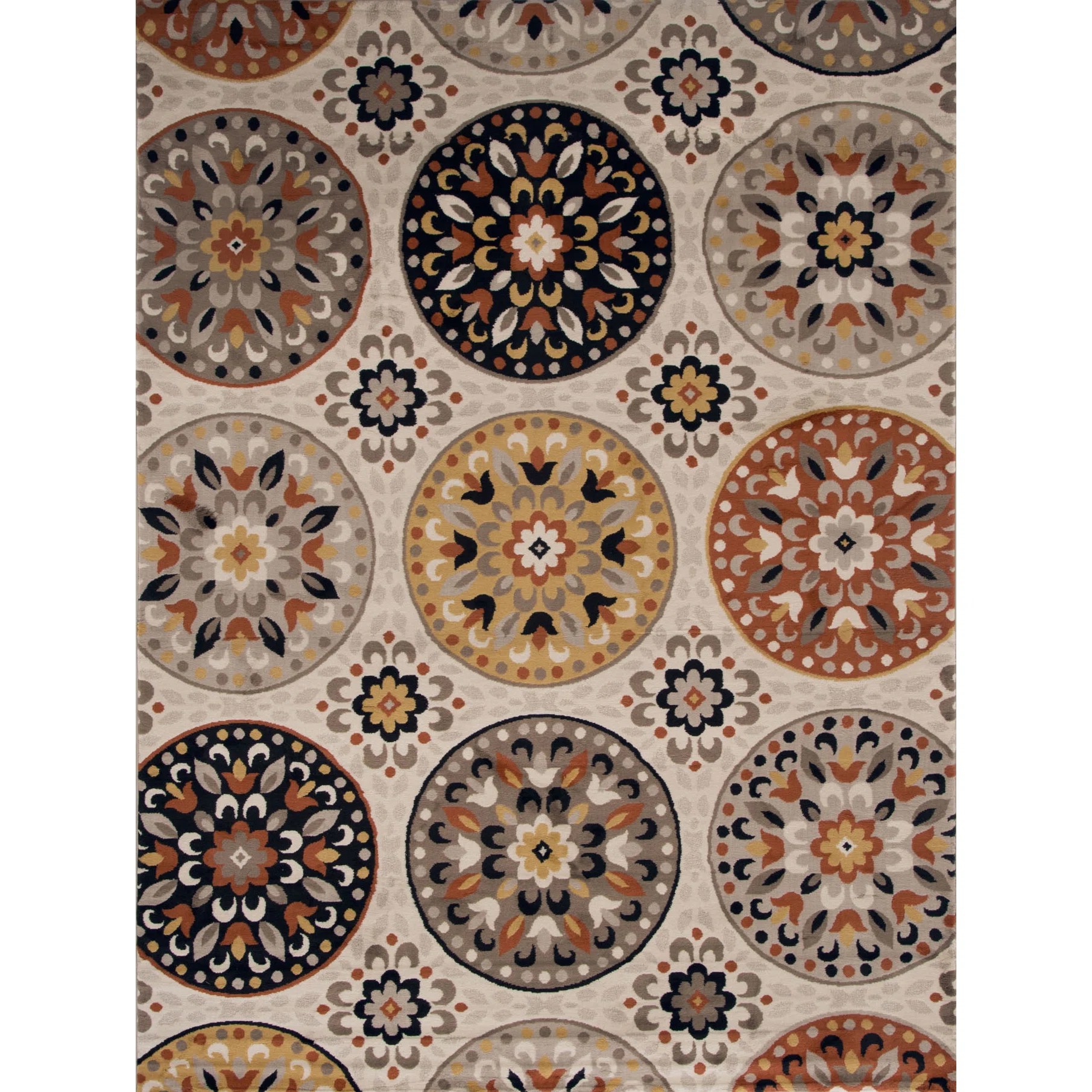 Andover Mills Medallion Brown Area Rug & Reviews Wayfair