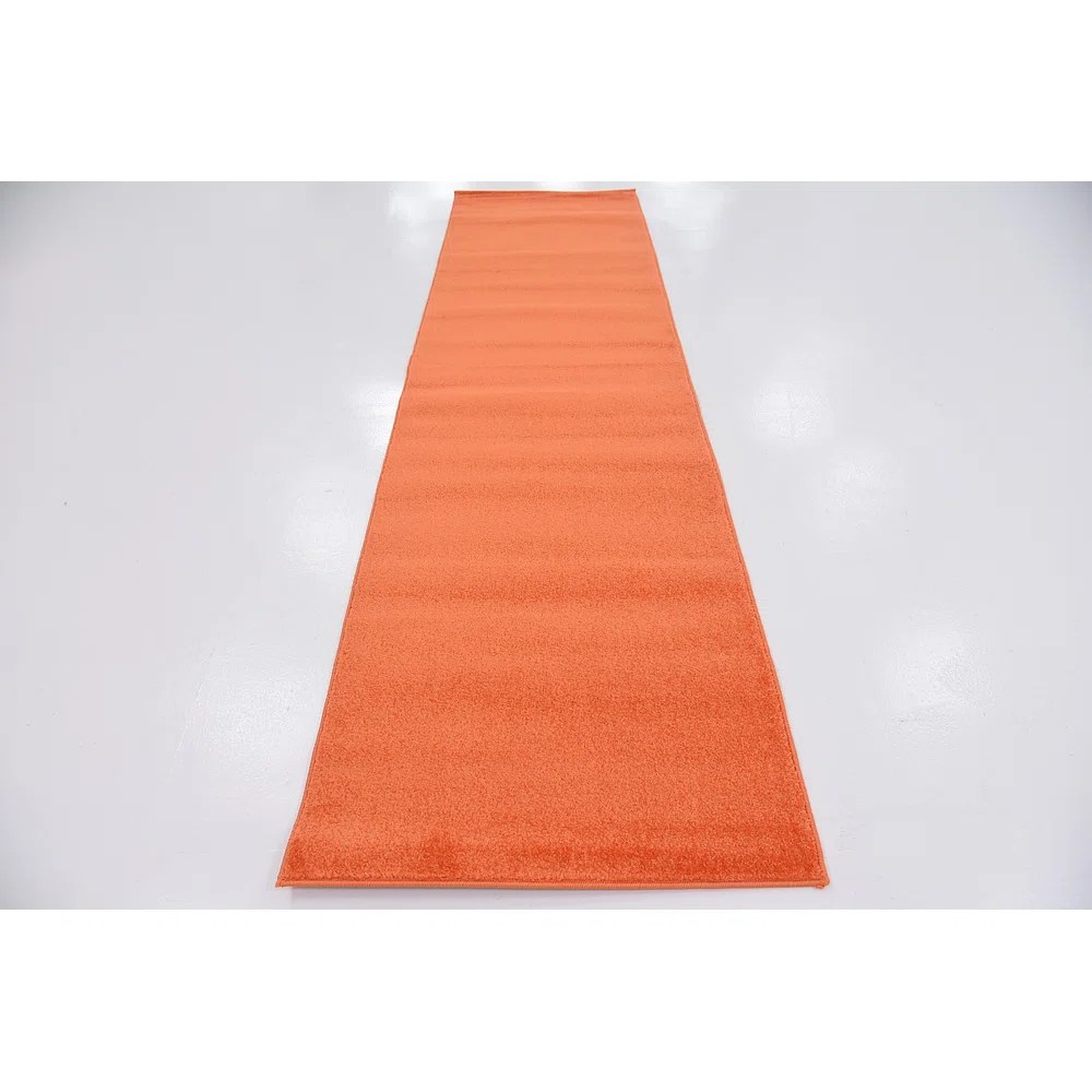 Unique Loom Basic Orange Area Rug Wayfair