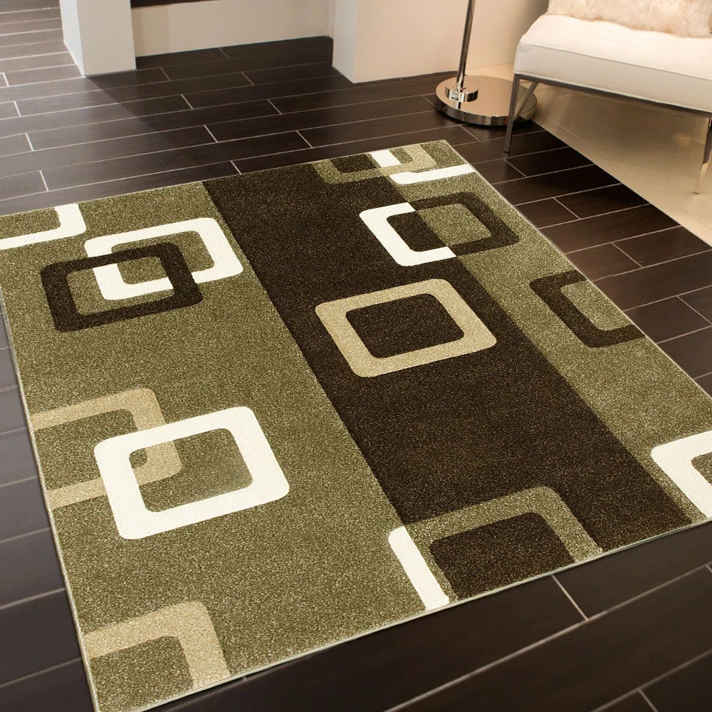 AllStar Rugs Green/Brown Area Rug Wayfair