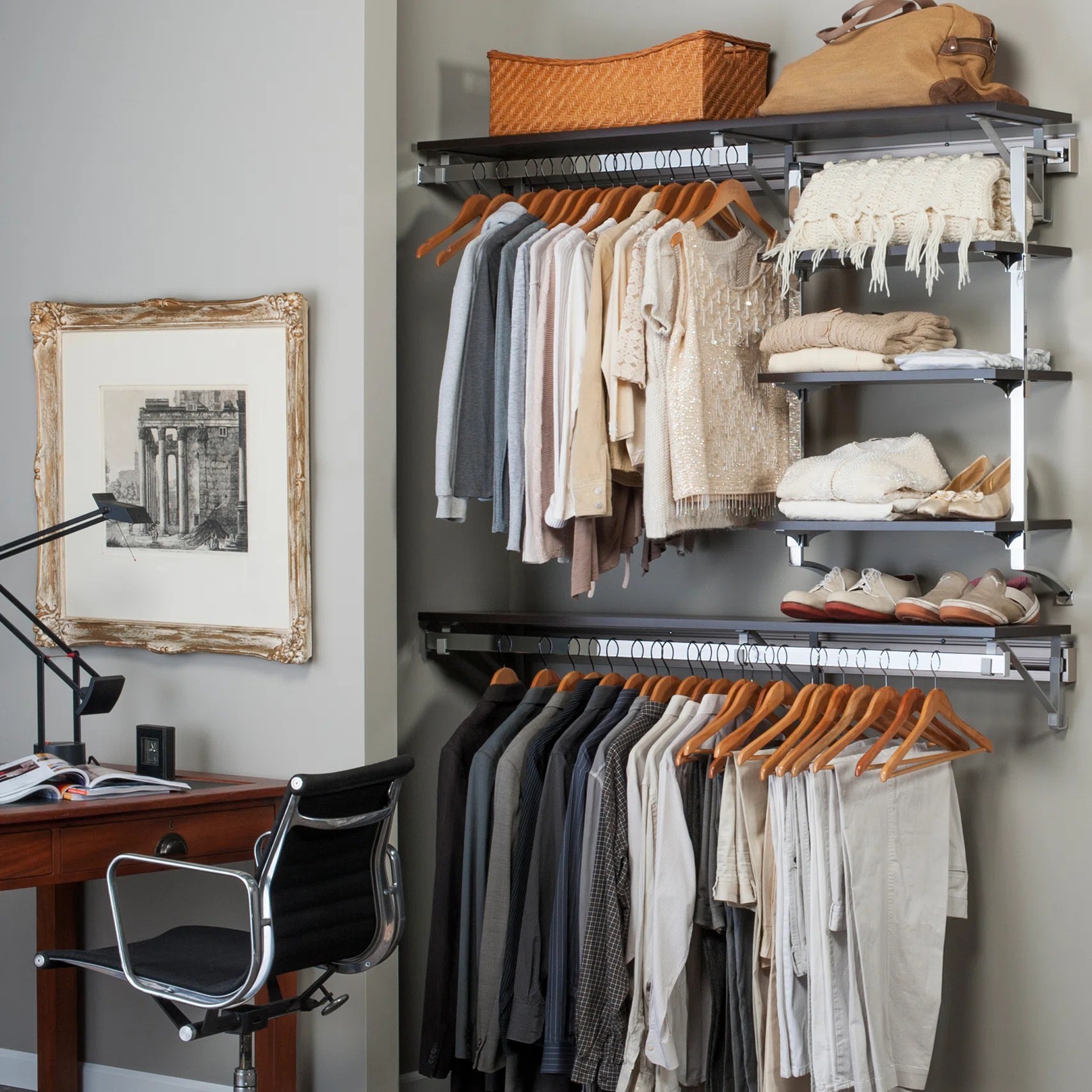 Orginnovations Inc Arrange a Space 72" Wide Closet System & Reviews