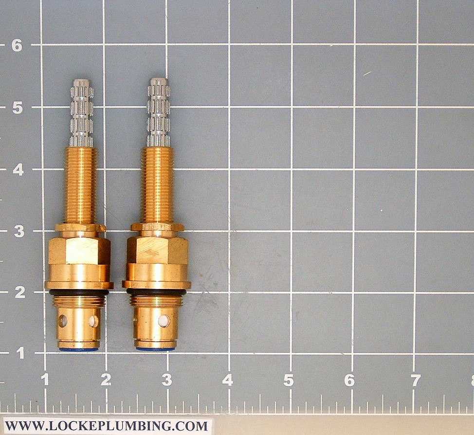 Strom PP0268C Ceramic Faucet Stem Per Pair In Chrome Locke Plumbing