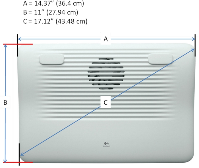 What is the largest screen size laptop that can be used with the N120