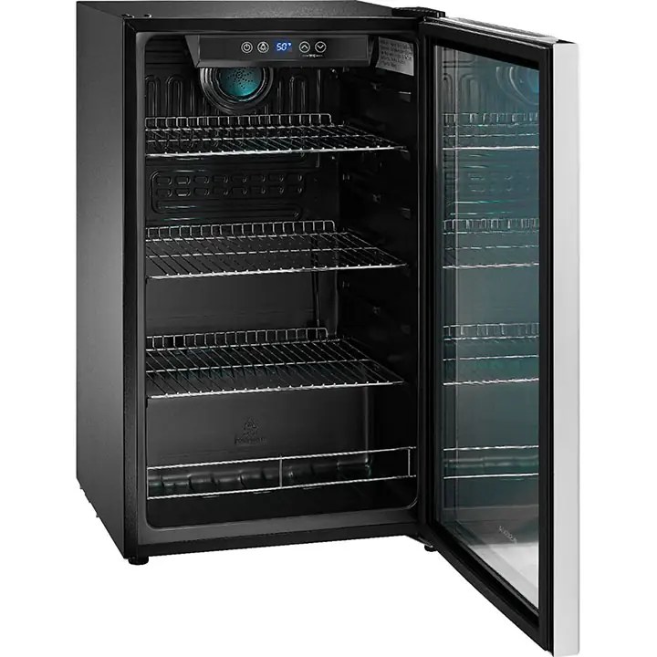 Insignia 115Can Beverage Cooler Stainless steel BB20938987