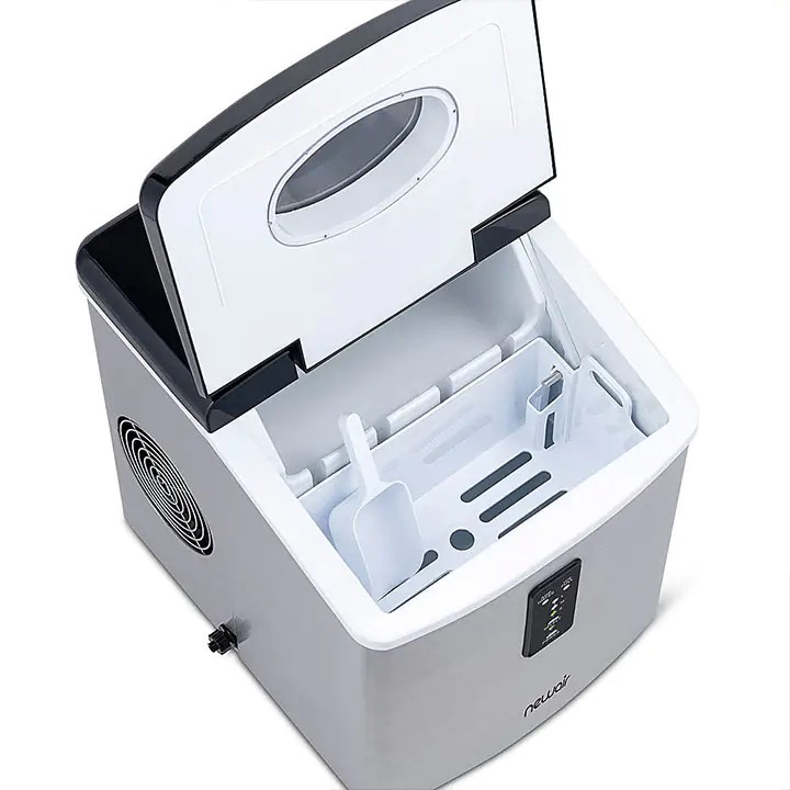 NewAir 12" 28lb Portable Ice Maker Stainless Steel BB19453656