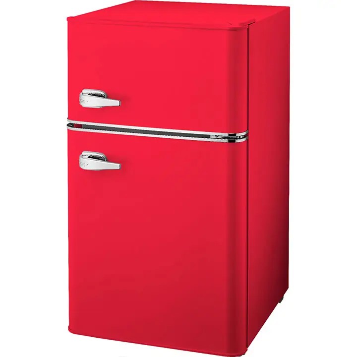 Insignia 3.1 cu.ft. Mini Fridge with Top Freezer Red BB21540829