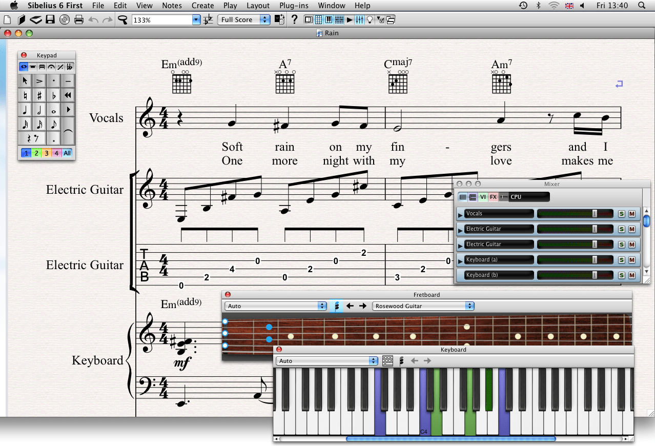 Sibelius the leading music composition and notation software