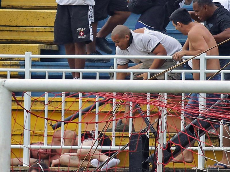 Brazilian clubs given mammoth bans for stadium violence