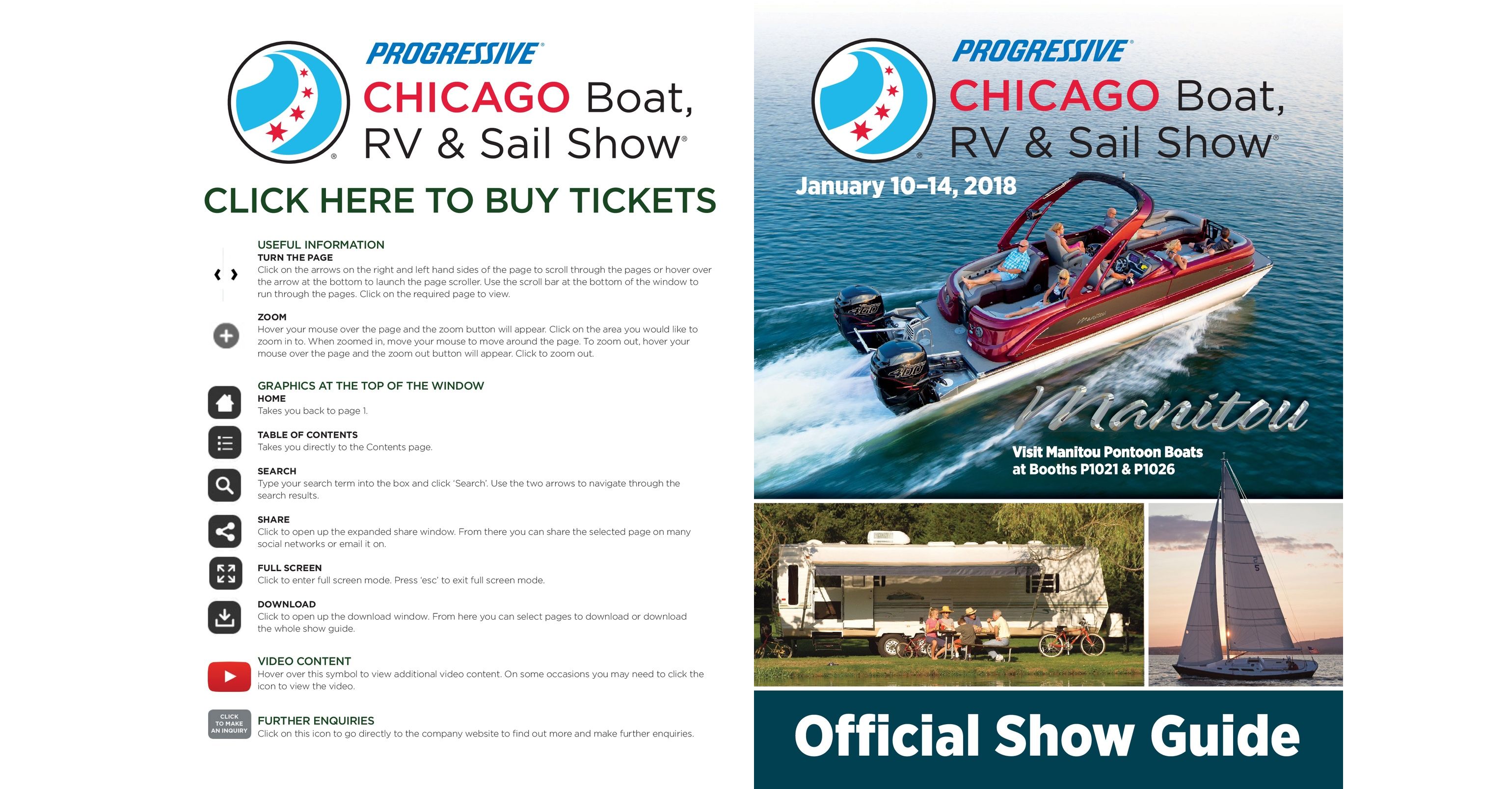 Progressive Insurance Chicago Boat, RV & Sail Show 2018